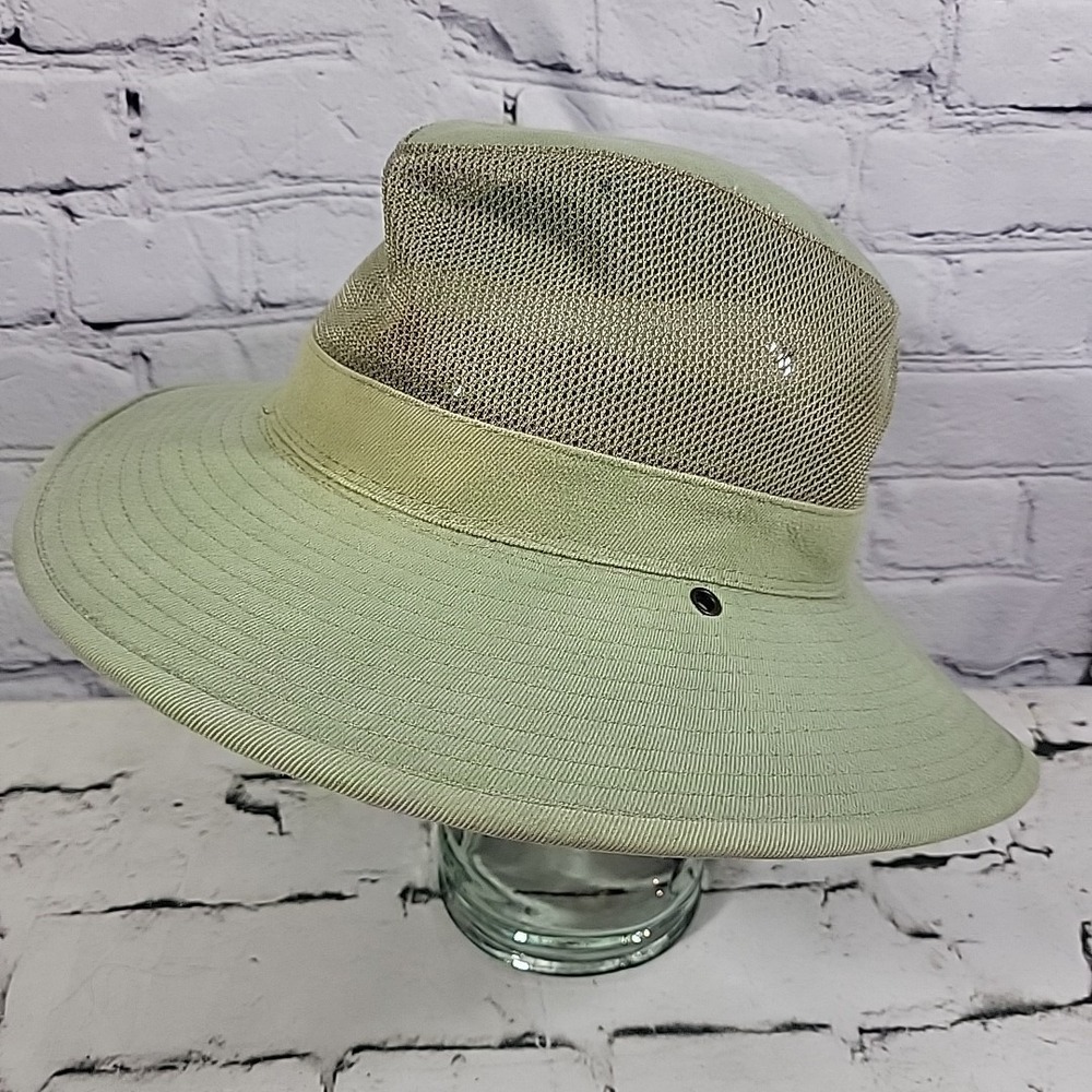 Dorfman Pacific Co Mens‎ Floppy Vented Hat Size M Fishing Hiking Outdoor Flawed